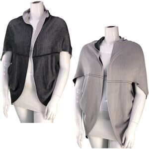 Lululemon One Size OS Wrap Exaltation Cardigan Sweater Reversible cape poncho